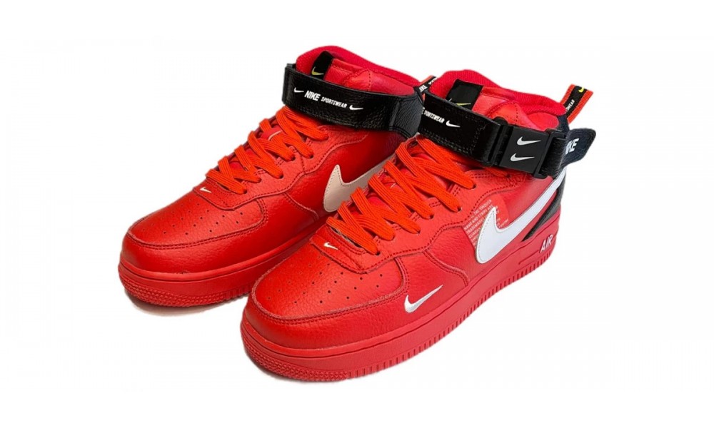 Nike air force 1 low czerwone hotsell